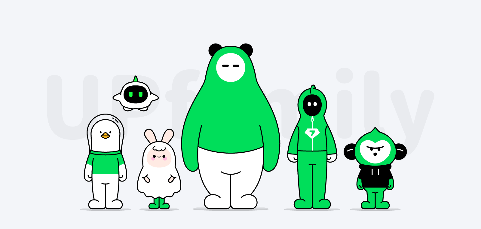 UPfamily登場｜增長超人品牌ip集合報(bào)到